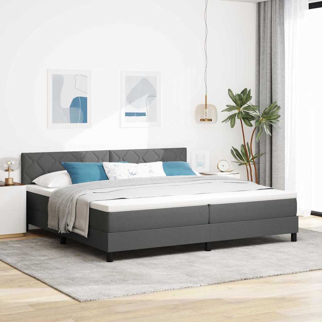 Boxspring Bed Met Led-Stripverlichting Stof