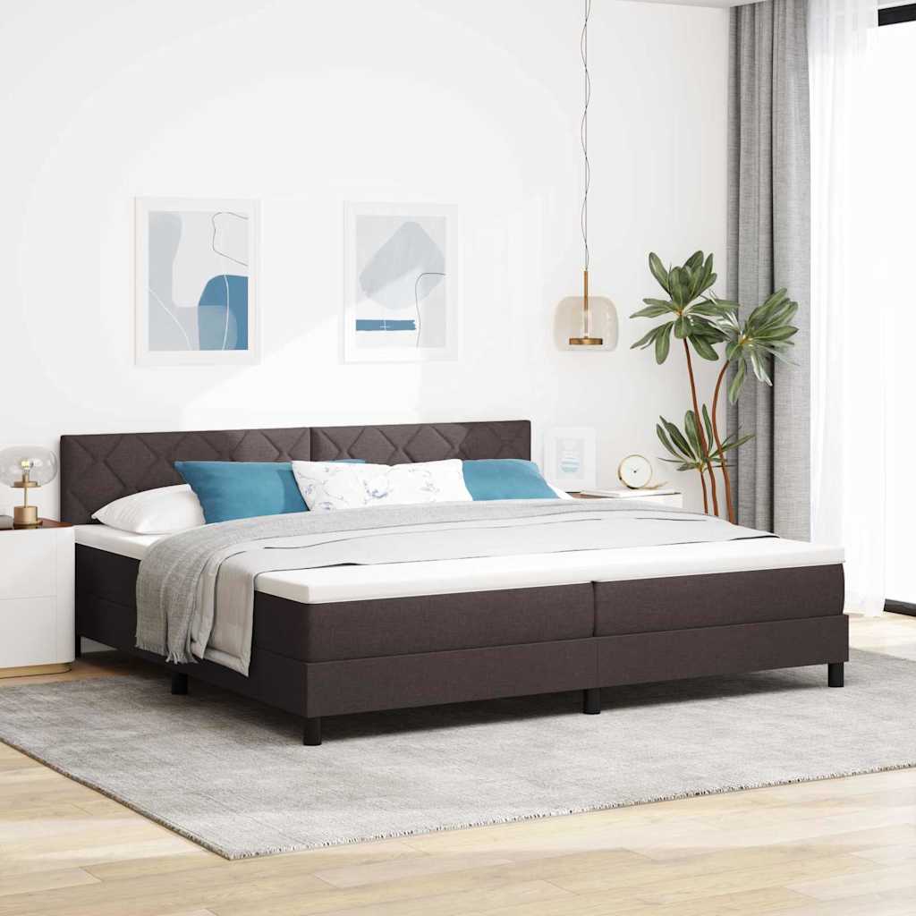 Boxspring Bed Met Led-Stripverlichting Stof