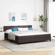 Boxspring Bed Met Led-Stripverlichting Stof