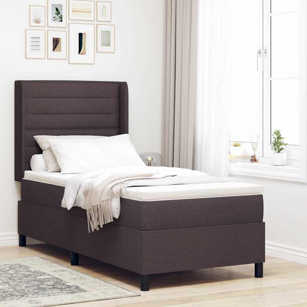 Led Box Spring Bed Met Matras Stof