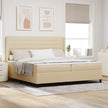 Led Box Spring Bed Met Matras Stof
