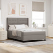 Led Box Spring Bed Met Matras Stof
