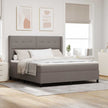 Led Box Spring Bed Met Matras Stof