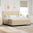 Led Box Spring Bed Met Matras Stof