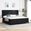 Led Box Spring Bed Met Matras Stof
