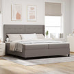 Led Box Spring Bed Met Matras Stof
