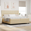 Led Box Spring Bed Met Matras Stof