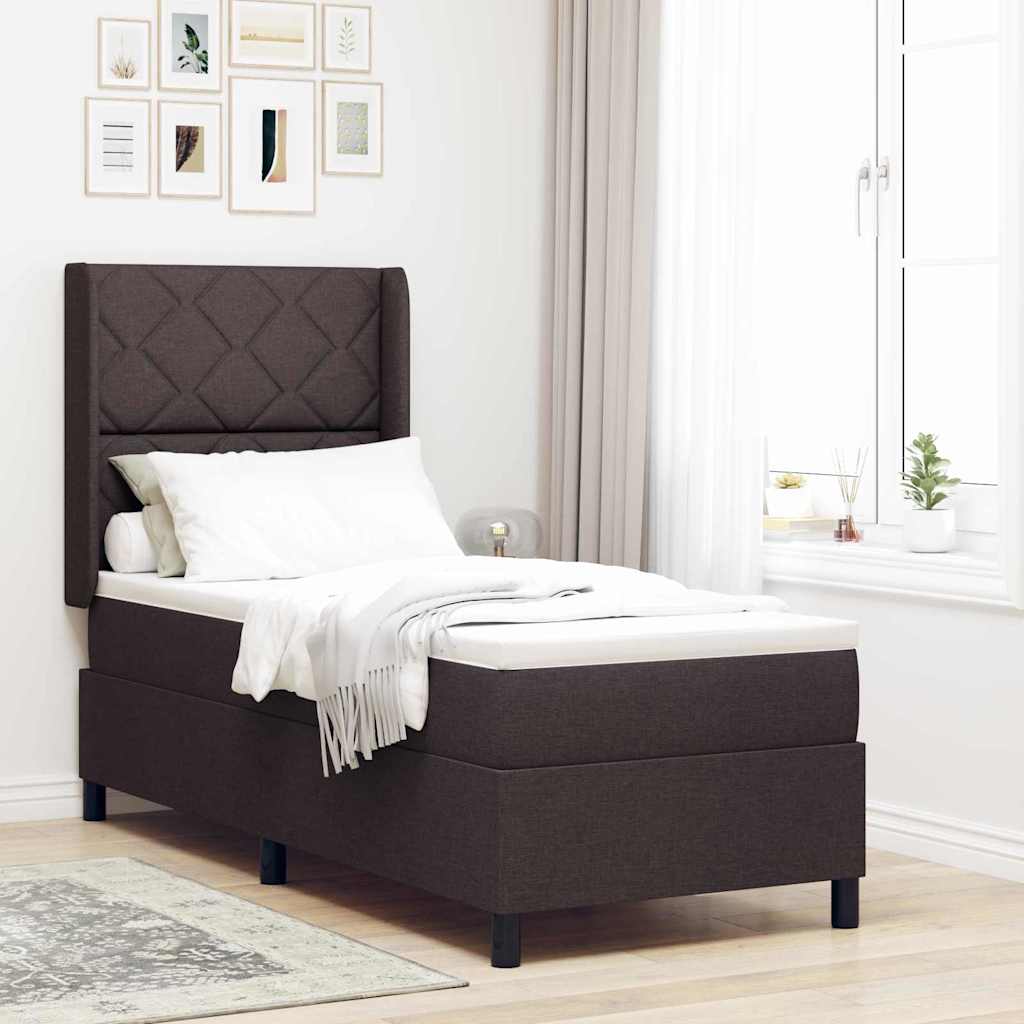 Led Box Spring Bed Met Matras Stof