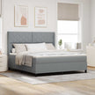 Led Box Spring Bed Met Matras Stof