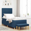 Boxspring Bed Met Hoofdeinde 190 X 140 Cm Stof