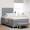 Boxspring Bed Met Hoofdeinde 190 X 140 Cm Stof
