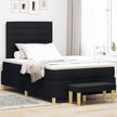 Boxspring Bed Met Hoofdeinde 190 X 140 Cm Stof