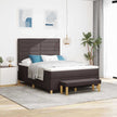Boxspring Bed Met Hoofdeinde 190 X 140 Cm Stof