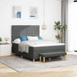 Boxspring Bed Met Hoofdeinde 190 X 140 Cm Stof
