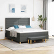 Boxspring Bed Met Hoofdeinde 190 X 140 Cm Stof
