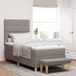 Boxspring Bed Met Hoofdeinde 190 X 140 Cm Stof
