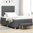 Boxspring Bed Met Hoofdeinde 190 X 140 Cm Stof