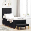 Boxspring Bed Met Hoofdeinde 190 X 140 Cm Stof