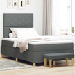 Boxspring Bed Met Hoofdeinde 190 X 140 Cm Stof