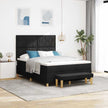Boxspring Bed Met Hoofdeinde 190 X 140 Cm Stof
