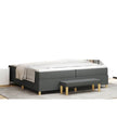 Boxspring Bed Met Hoofdeinde 190 X 140 Cm Stof