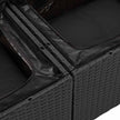 Tuinbank Set 9 St Poly Rattan