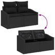 Tuinbank Set 9 St Poly Rattan