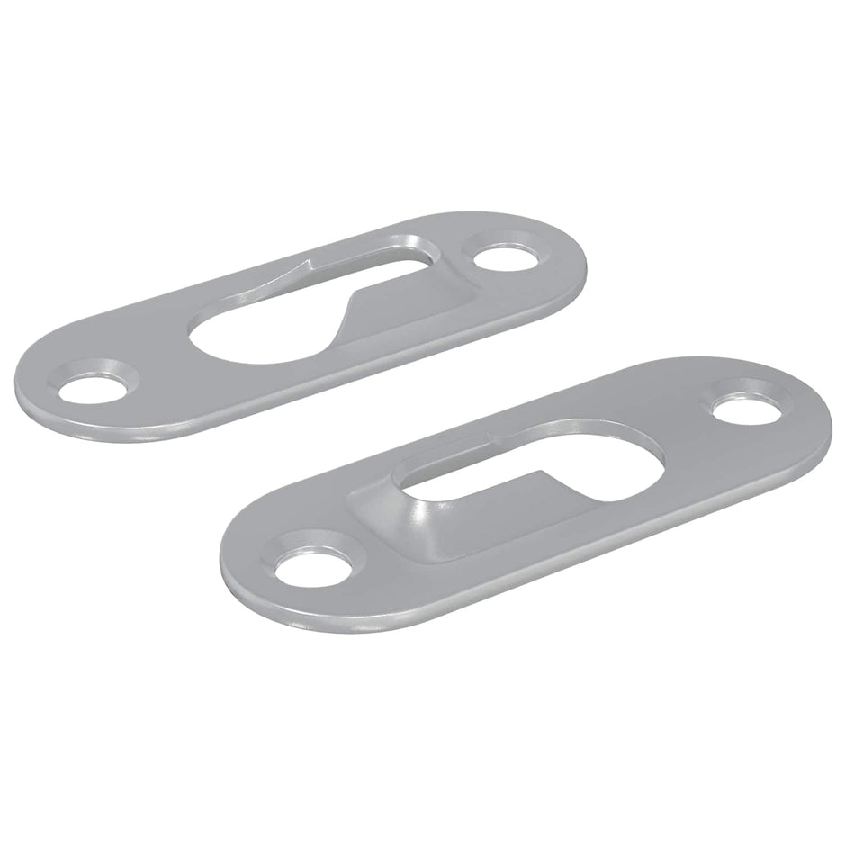 Sleutelgat Hanger 2 St Zilver 45 X 16 X 3.5 Mm Ijzer