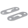 Sleutelgat Hanger 2 St Zilver 45 X 16 X 3.5 Mm Ijzer