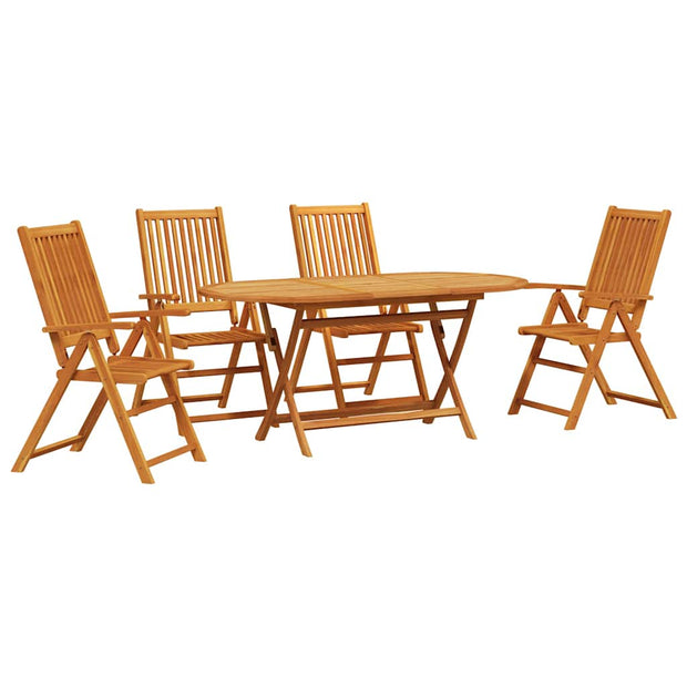 Tuin Eettafel Set 5 St Bruin Massief Acacia Hout