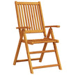 Tuin Eettafel Set 5 St Bruin Massief Acacia Hout