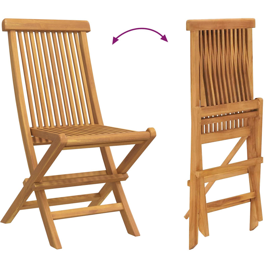 Tuin Eettafel Set 5 St Bruin Massief Teakhout