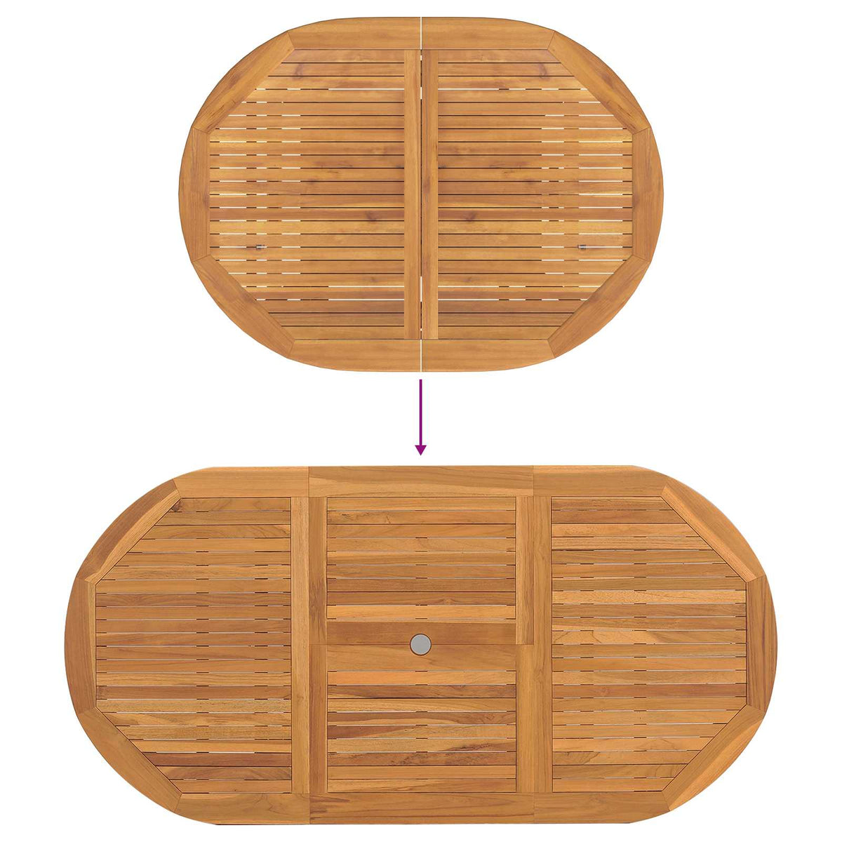 Tuin Eettafel Set 5 St Bruin Massief Teakhout