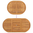 Tuin Eettafel Set 5 St Bruin Massief Teakhout