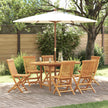 Tuin Eettafel Set 5 St Bruin Massief Teakhout