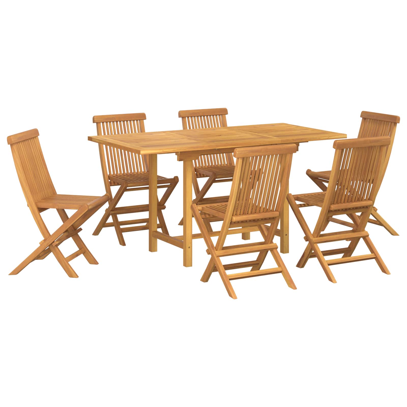 Tuin Eettafel Set 5 St Bruin Massief Teakhout