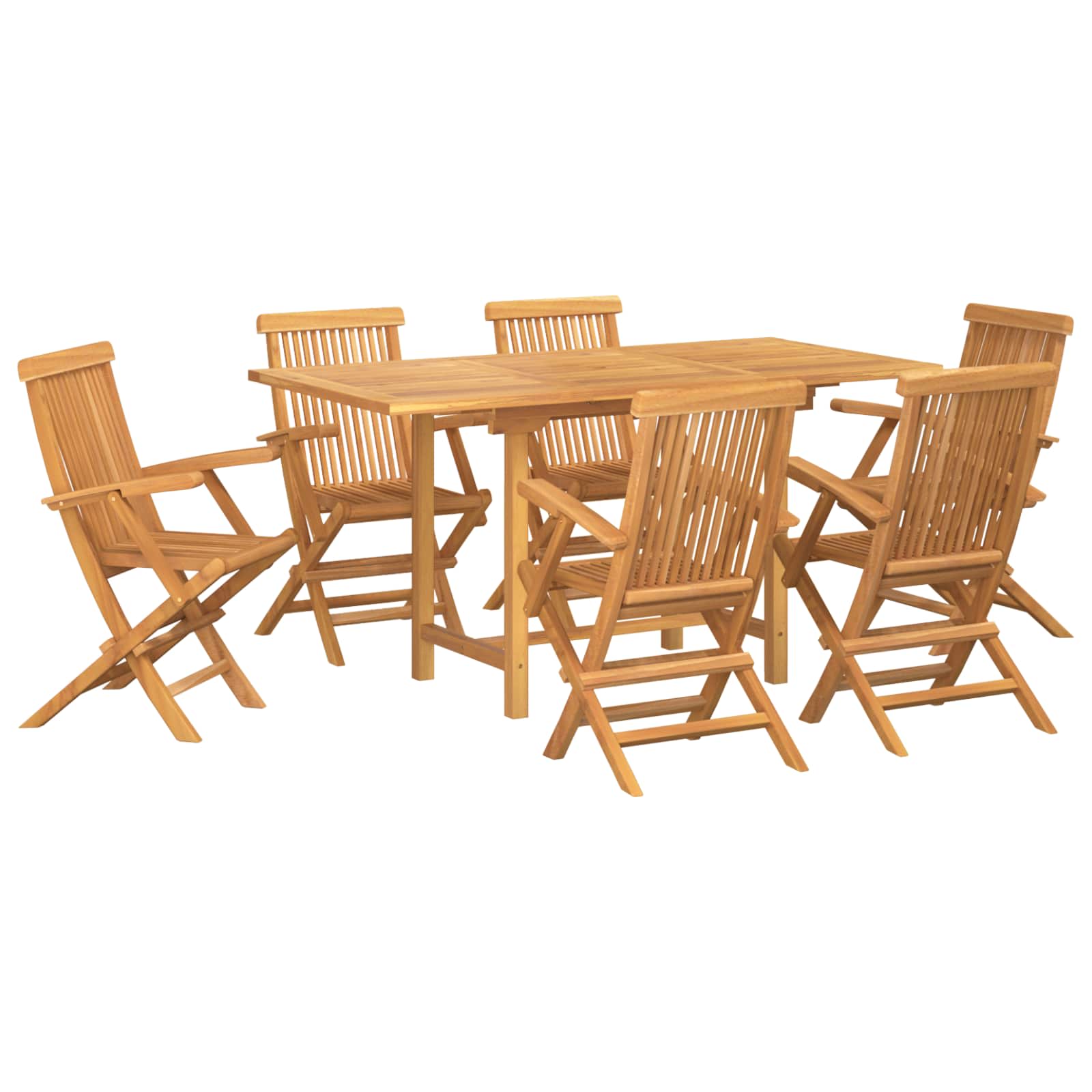 Tuin Eettafel Set 5 St Bruin Massief Teakhout