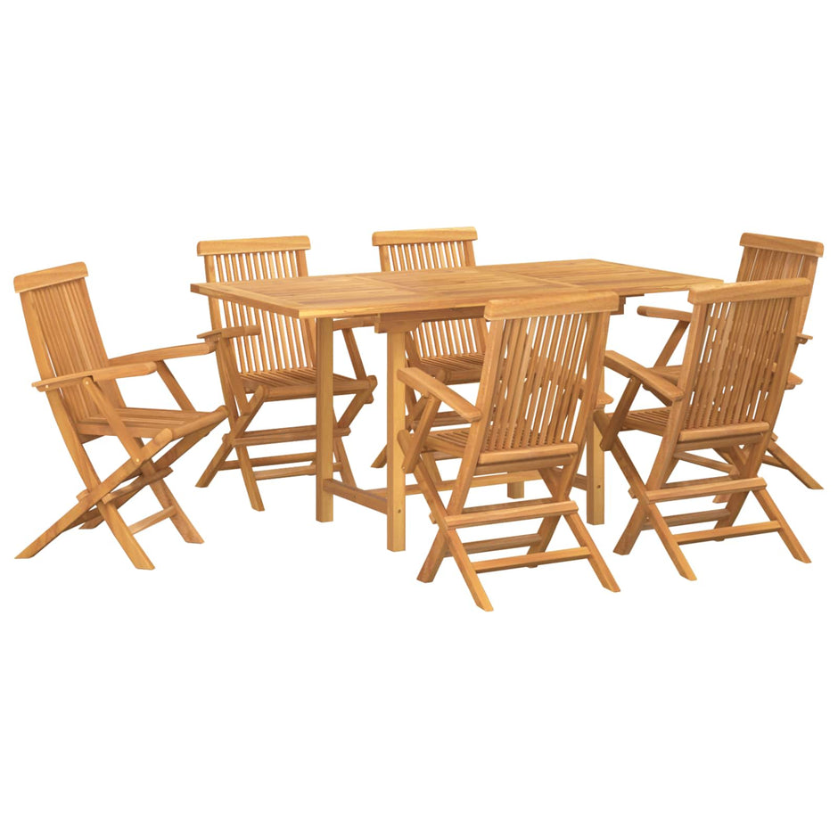 Tuin Eettafel Set 5 St Bruin Massief Teakhout