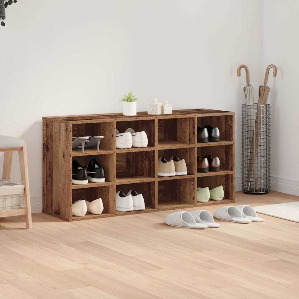 Schoenenkast Bewerkt Hout