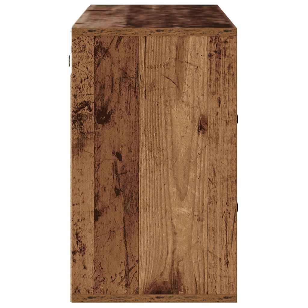 Schoenenkast Bewerkt Hout