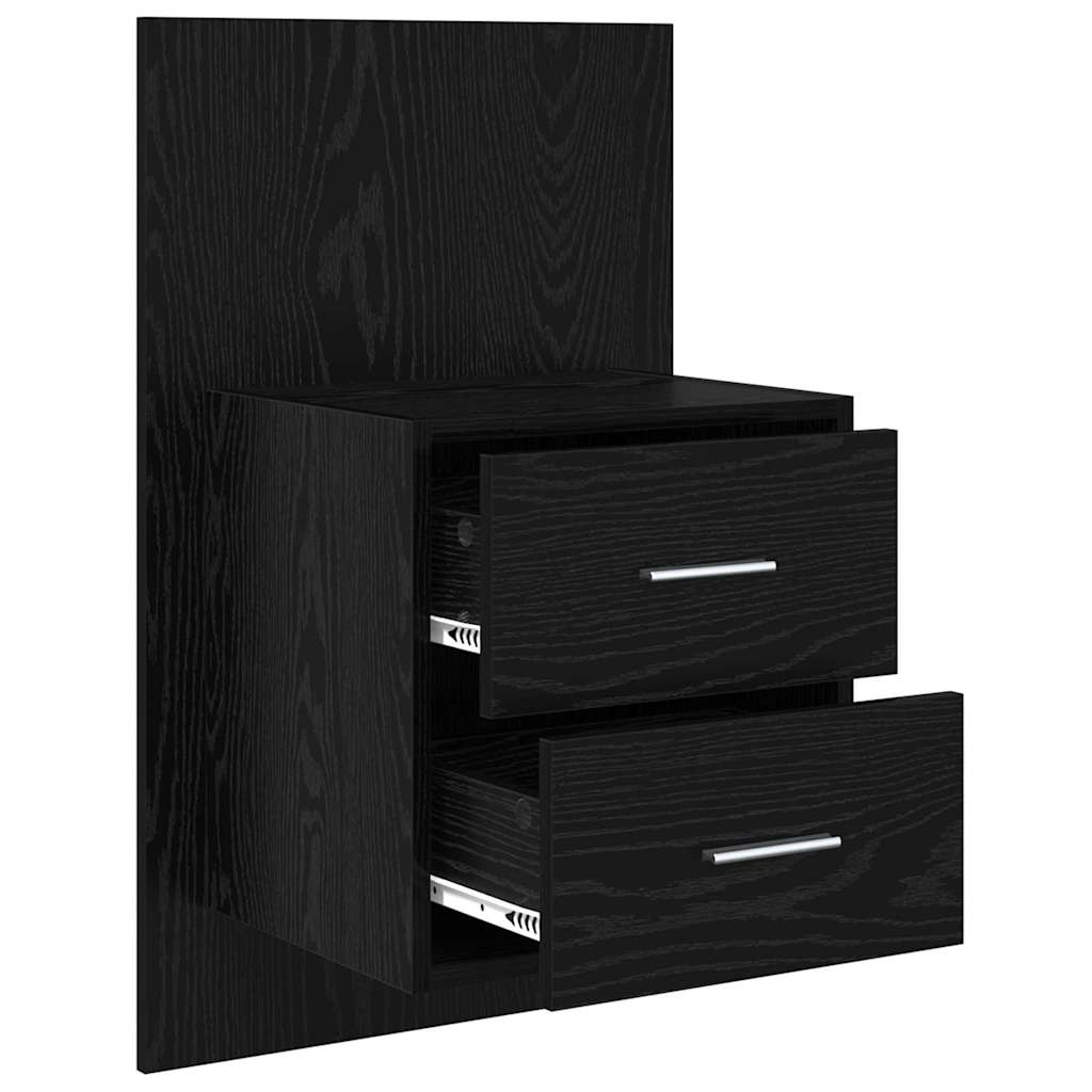 Wandkastje Voor Bed 2 St 48,5 X 32,5 X 80 Cm