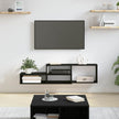 Wand Tv Stand 120 X 25 X 28,5 Cm Bewerkt Hout
