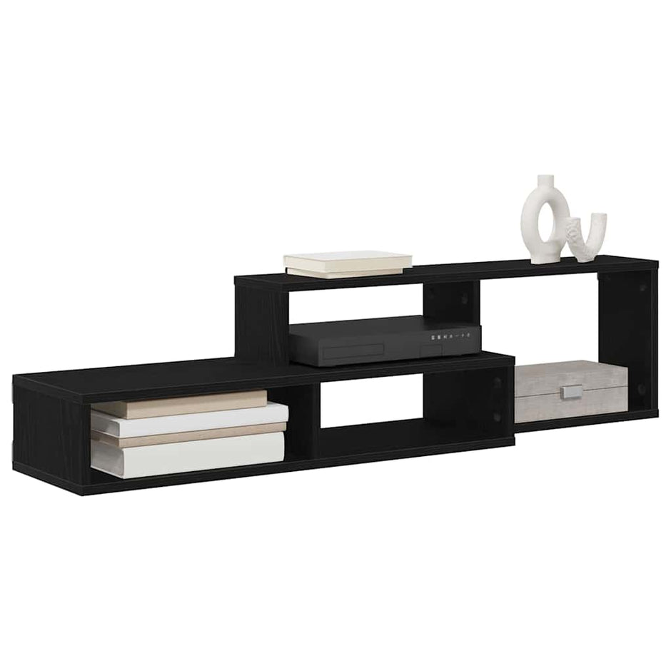 Wand Tv Stand 120 X 25 X 28,5 Cm Bewerkt Hout