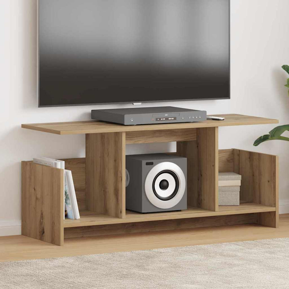 Tv Stand 2 St Bewerkt Hout