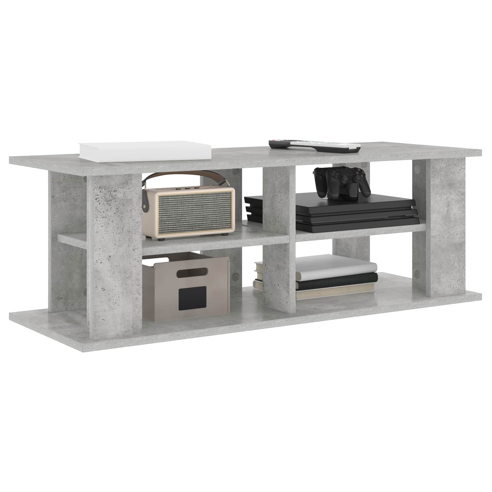 Tv-Stand Beton Grijs 96 X 35 X 33,5 Cm