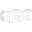 Tv-Stand Beton Grijs 96 X 35 X 33,5 Cm