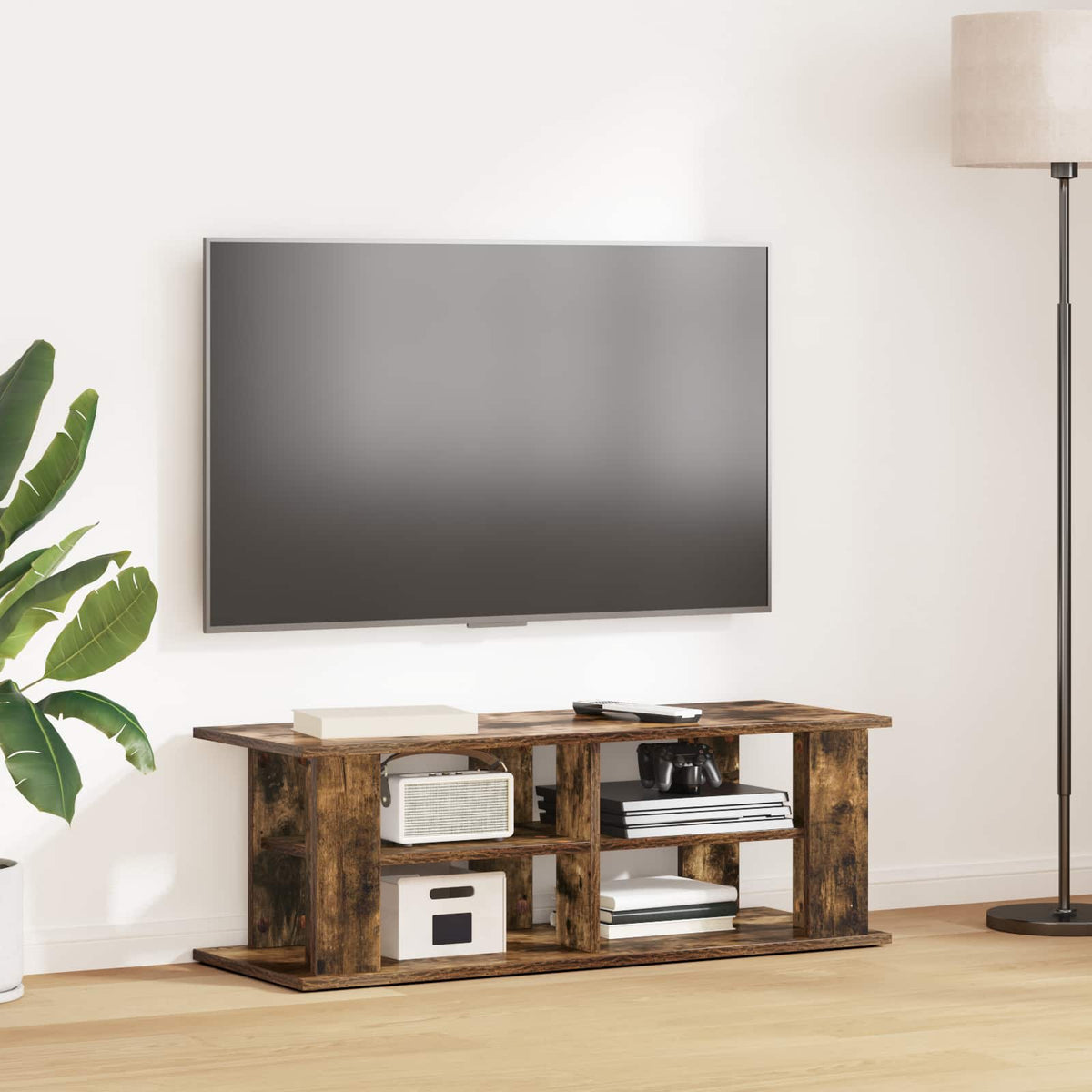 Tv-Stand Beton Grijs 96 X 35 X 33,5 Cm