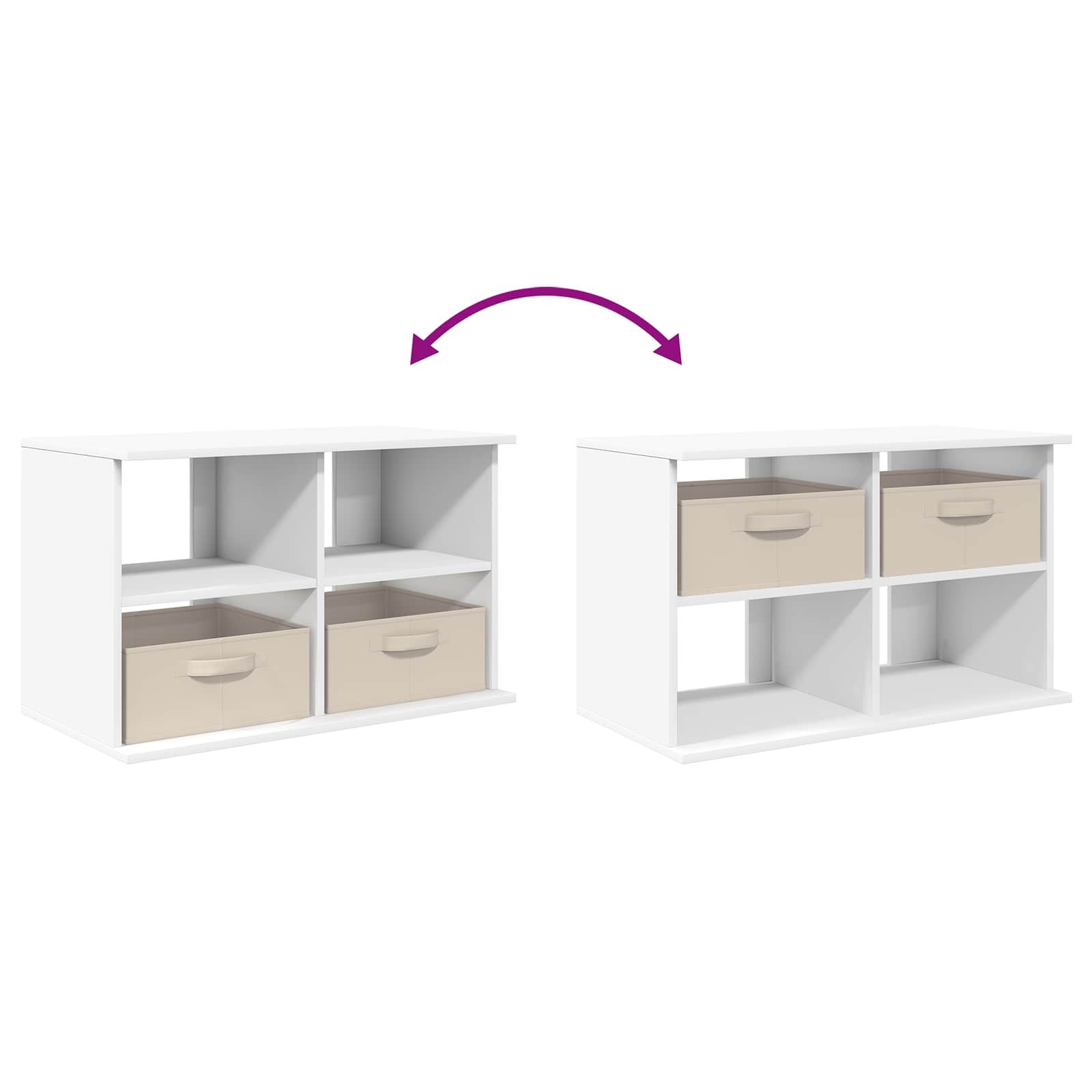 Tv-Stand Met Lade 79 X 40 X 48 Cm