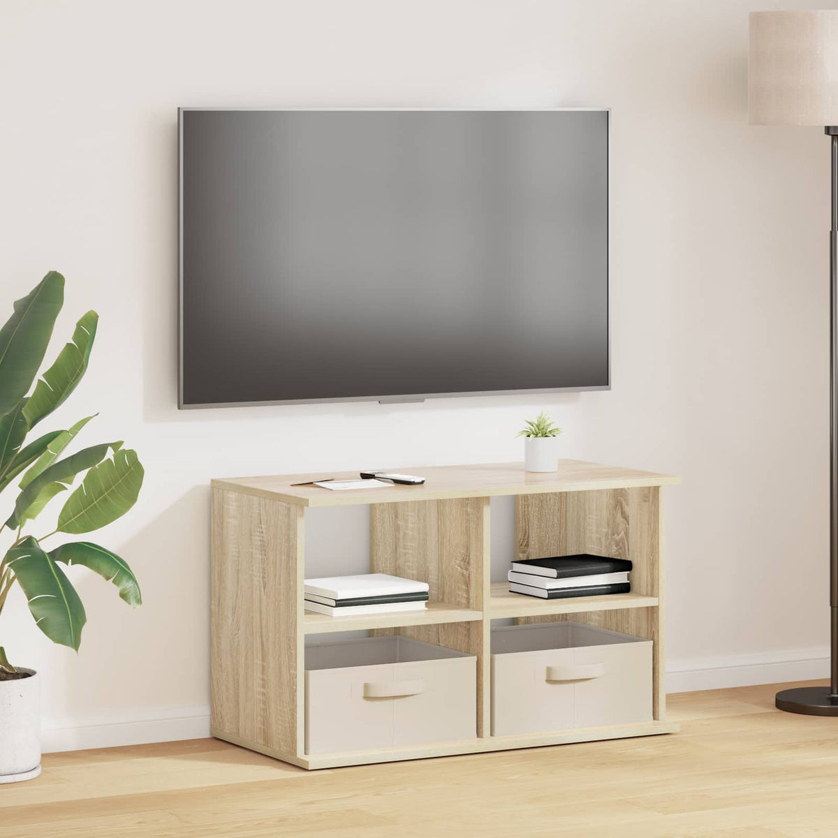 Tv-Stand Met Lade 79 X 40 X 48 Cm