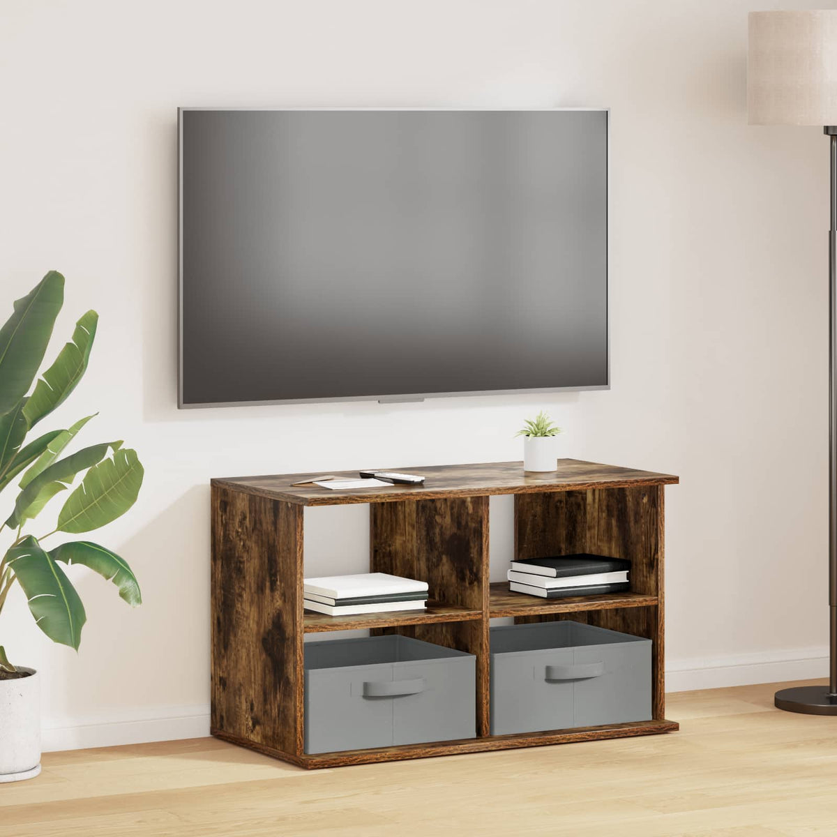 Tv-Stand Met Lade 79 X 40 X 48 Cm